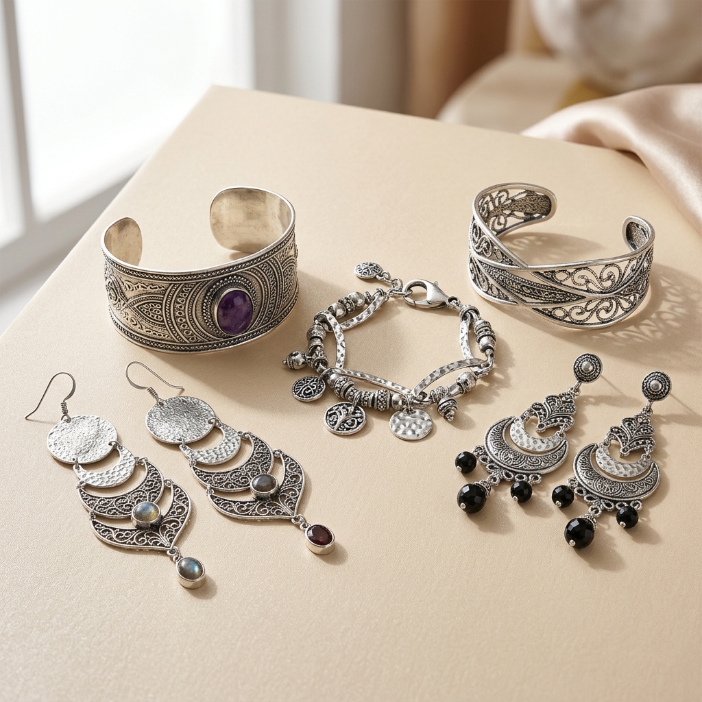 German Silver Jewellery Collection